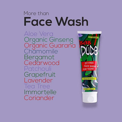 Skincare Kit for Teens. Shampoo and Bag