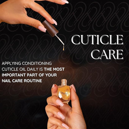 Tammy Taylor Hydrating Nail Cuticle Oil w/Cuticle Cream | Gardenia Cuticle Softener w/Vitamin E, Jojoba Oil, Natural Ingredients & USA Made Professional Nail Growth Oil for Growth & Strength .25 oz