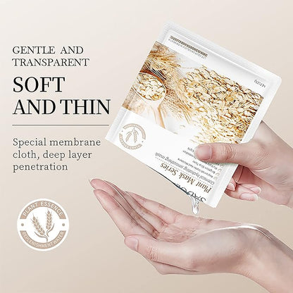 Collagen Sheet Face Masks Skincare Bulk Pack,Hydrating Spa Face Mask For Sensitive Skin,Anti Aging Facial Masks Sets For Women/Teen Girls(40 Combo Pack)
