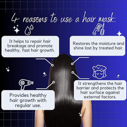 Morfose Professional Milk Therapy Hair Mask for Dry, Damaged, or Brittle Strands, 12 Essential Amino Acids, and Proteins, Fuller Healthier, Softer look, (large, 16.9 Fl Oz) (Collagen)