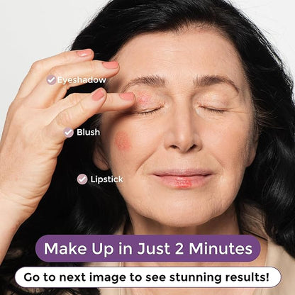 BloomBlush+ Multipurpose Color Stick For Older Women - Peach, Regular)