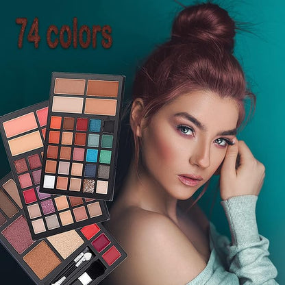 74 Colors Makeup Kit All-in-one Makeup Set, Cosmetic-Gift