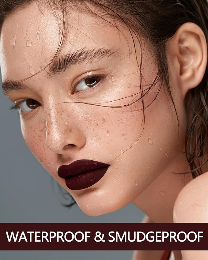 MAKI YIKA Dark Brown Lipstick for Women Color Lipstick