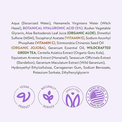 Eve Hansen Hyaluronic Acid Serum for Face | Hydrating Serum with Vitamin C & E | Anti-Aging Facial Moisturizer for Plumping & Wrinkle Care | Vegan & Cruelty-Free | 2 oz