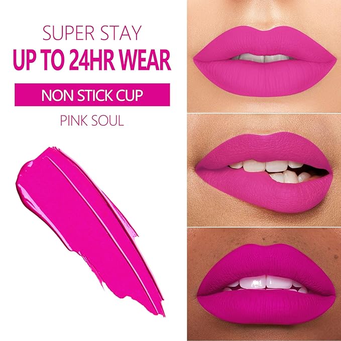 MAKI YIKA 3Pcs Matte Liquid Lipstick Makeup Set, Lipstick