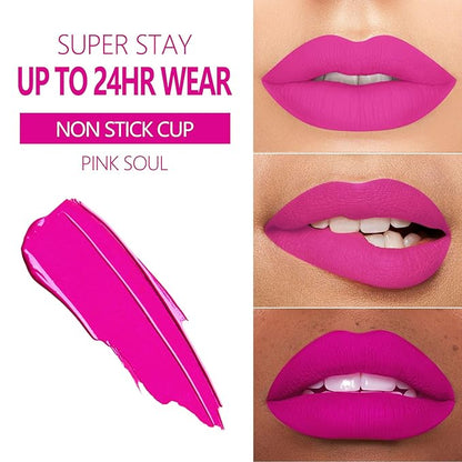 MAKI YIKA 3Pcs Matte Liquid Lipstick Makeup Set, Lipstick