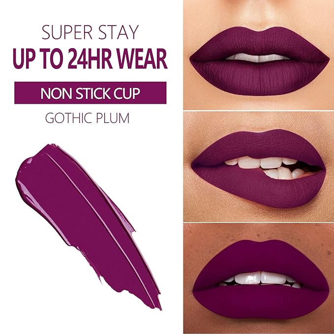 MAKI YIKA 3Pcs Matte Liquid Lipstick Makeup Set, Lipstick