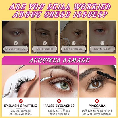 Organic Castor Oil Fuller & Longer Looking Eyelashes, Nourishing & Conditioning Formula, Eyelash Serum To Grow Lashes, Lash Boost Serum, 5ml