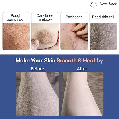 [Dear Doer] Break Body Scrub in Tube - Refreshingly Exfoliator for Clear Skin and Calming, Formulated with Charcoal and Andes Salt, Aromatic Citrus Scent, Vegan, 3.38 fl oz (100 ml)