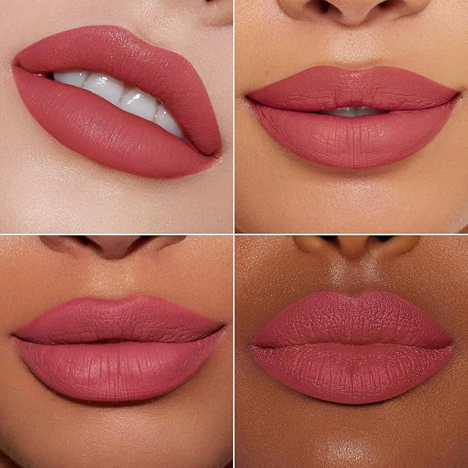 MAKI YIKA 3Pc Matte Lipstick Makeup Set, Pink Lipstick