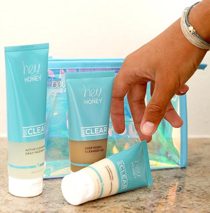 Hey Honey Skincare Be Clear 3-Step Clearing