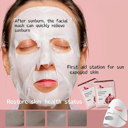 Facial mask Moisturizing face Mask - 10 Sheets, Deep Hydration, Improves Dry Skin, Sheet Mask, skincare for All Skin Types
