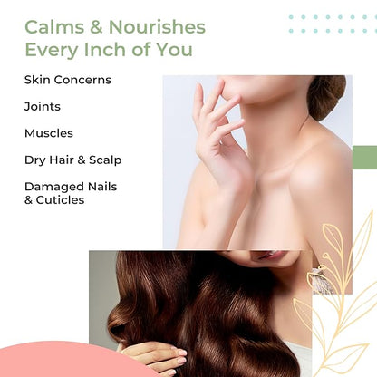 Emu Oil Pure Skin Moisturizer - Nail, Body, Face, Scalp & Hair Moisturizer with Omega 3, 6, 9, Vitamins, & Minerals - Australian Emu Oil for Skincare by Y-Not Natural - 60mL, Lavender