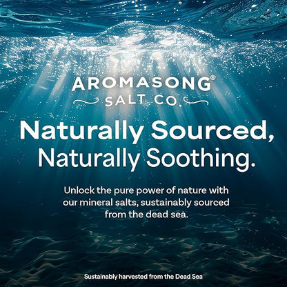 Aroamsong Ultimate Relaxation Bundle: 100% Pure Dead Sea Salt (19lb) & 100% Pure Dead Sea Magnesium Flakes (12lb) for Bath Soaks & Spa Treatments