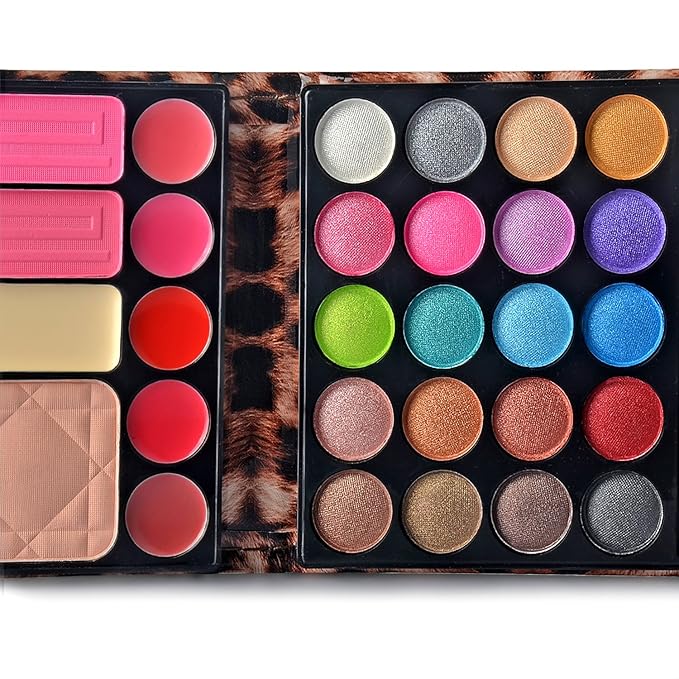 Professional Makeup Kit Eyeshadow Palette Lip Gloss Blush