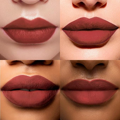 Ruby Kisses Velvet Lip Cream, Matte Finish Lipstick, Rich Color, Long Lasting Lip Stain, Lightweight, Nourishing, Hydration, High Pigment Lip Tint (CREAM BLUSH)