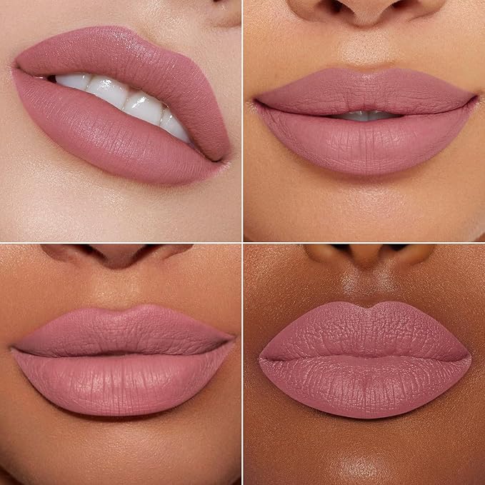 MAKI YIKA 3Pc Matte Lipstick Makeup Set, Pink Lipstick