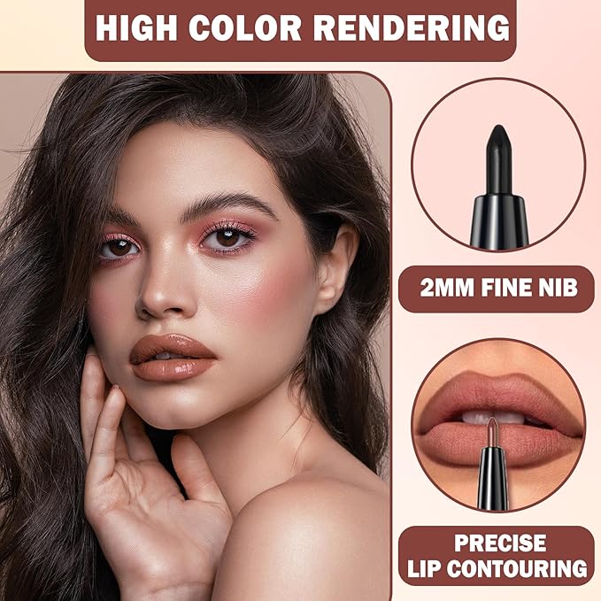 3 in 1 Brown Lip Gloss and Lip Gloss