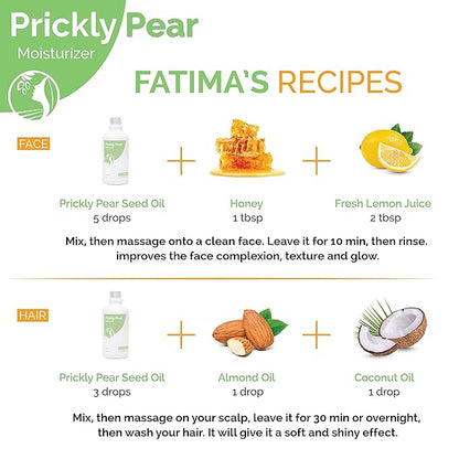 Fatima's Garden Prickly Pear Seed Oil - Organic Anti-Aging Serum, 50ml