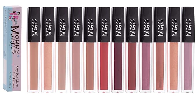 Mommy Makeup Stay Put Matte Lip Cream | Kiss Proof Lipstick in Sienna (A Cinnamon Brown) Transfer Proof, Smudge Proof, Waterproof, Non Drying, Long Wear Lipstick