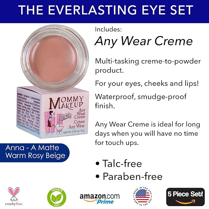 The Everlasting Eye 5 Piece Waterproof Makeup Set.