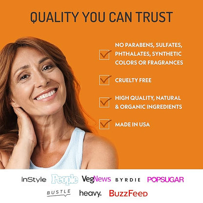 Eve Hansen Vitamin C Eye Gel - Under Eye Cream for Dark Circles and Puffiness - Anti-Aging Eye Repair Cream with Hyaluronic Acid - Under Eye Treatment for All Skin Types - Eye Brightening Cream - 1 oz