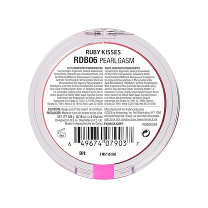 Ruby Kisses Duo Cream Blush, Smooth, Natural-Looking, Long-Lasting Face
