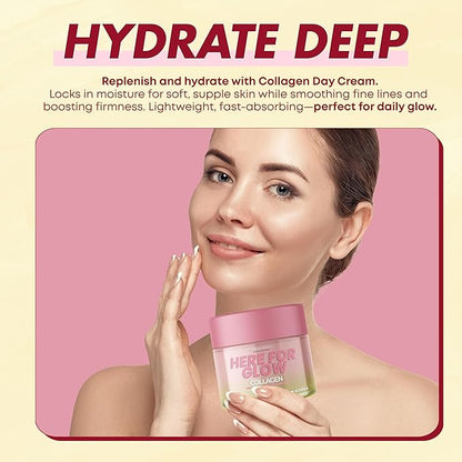 Collagen Night Cream - Dermatologist Tested, Korean Skin Care, Anti-Aging - Hydrating Moisturizer, Retains Moisture - Vegan, Non- GMO, Clean Beauty, 95% Natural - 1 Pack