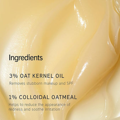 The INKEY List Oat Cleansing Balm 5 Fl Oz/150ml, Dissolves Makeup, Nourishing Skincare, Gentle Cleanser, Vegan Friendly, Suitable For All Skin Types