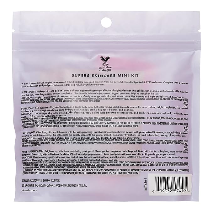 e.l.f. Skin Supers Mini Kit, Skincare Exfoliating