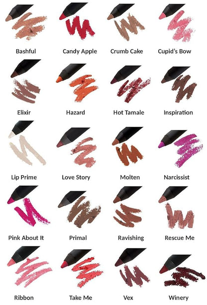 Jolie Waterproof Ultimate Lip Liner Pencil - CRUMB CAKE (light brown w/pink undertone)
