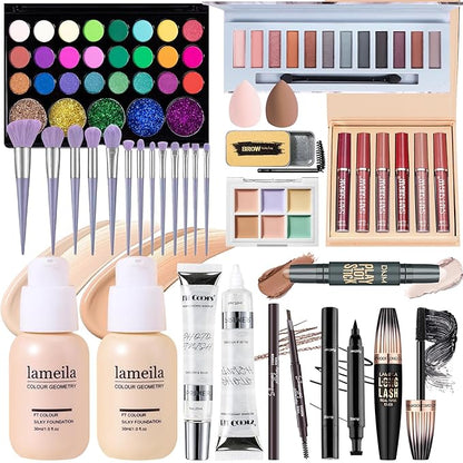 Makeup Set, Makeup Set Full Kit, Makeup Present