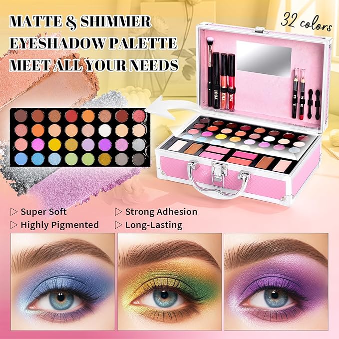 Beginner Makeup Kit for Teen,Makeup Gift Set