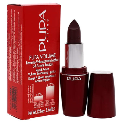 Pupa Milano Volume - Plumping, Hydrating Cream Formula Lipsticks - Lasting Color That Stays On Lips All Day Long - Lustrous, Flattering Shades For All Skin Complexions - 500 Chocolate - 0.123 Oz