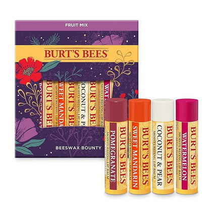 Burt’s Bees Holiday Gift, 4 Lip Stocking