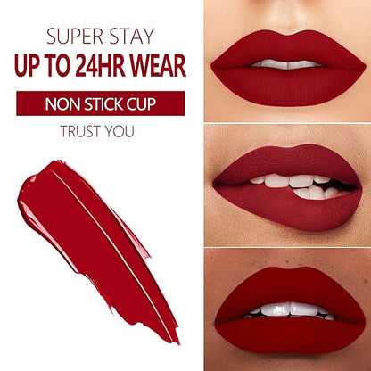 MAKI YIKA 3Pcs Matte Liquid Lipstick Makeup Set, Lipstick