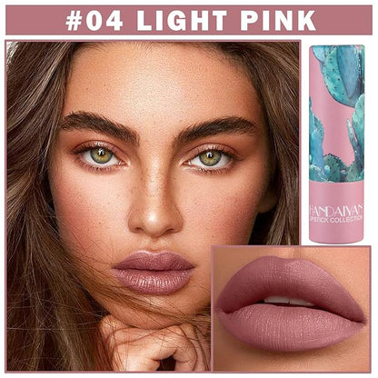 Matte Nude Lipstick, Nude Paper Tube Lipsticks Lip Long