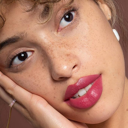 ILIA - Color Block Lipstick | Non-Toxic, Vegan, Cruelty-Free, Hydrating + Long Lasting, No Budge Color with Full Coverage (Wild (Aster Berry Brown With Cool Undertones), 0.14 oz | 4 g)