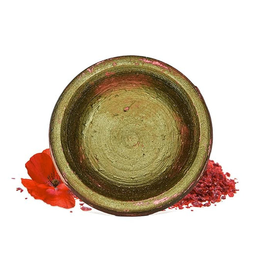 Moroccan Lip Stain Clay Pot & Lip Gloss: Natural Long Lasting Lipstick for Women, Moroccan Lip and Cheek Tint - Authentic Morocco Lip Clay Pot, Natural Lipstick Blush