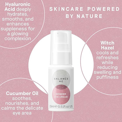Balance Me Gift Set Renew + Revitalise Vitamin C Repair Serum, Wonder Eye Cream, 2 award winning products, Renew and Revitalise skin, Vegan/Natural Skin Care - 1 each