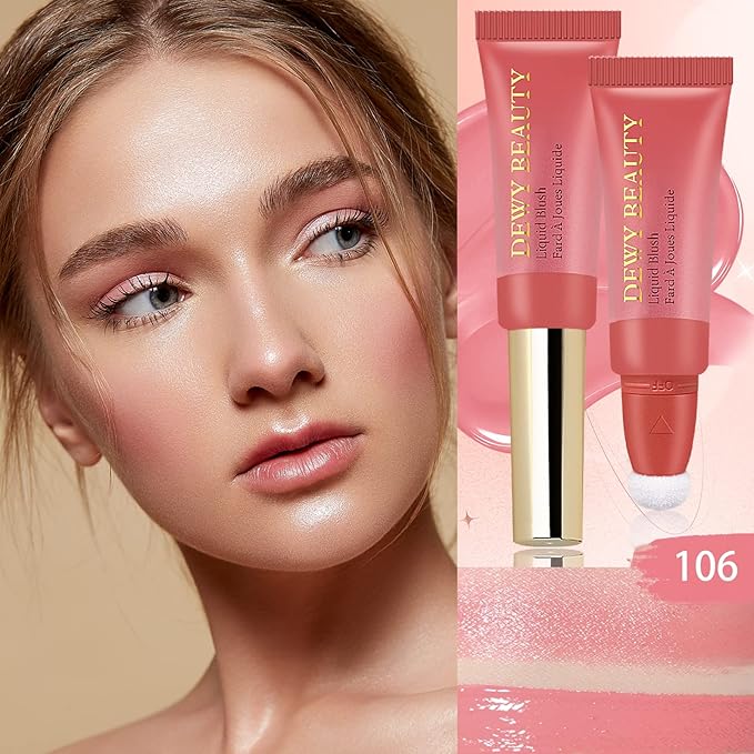 Liquid Blush Makeup Wand, Cream Liquid Blush with