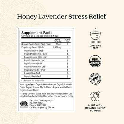 Yogi Tea Stress Relief & Herbal Variety Sampler - 16 Bags per Pack (6 Packs) - Organic Herbal Tea Sampler - Includes Bedtime, Kava Stress Relief, Soothing Caramel Bedtime & More