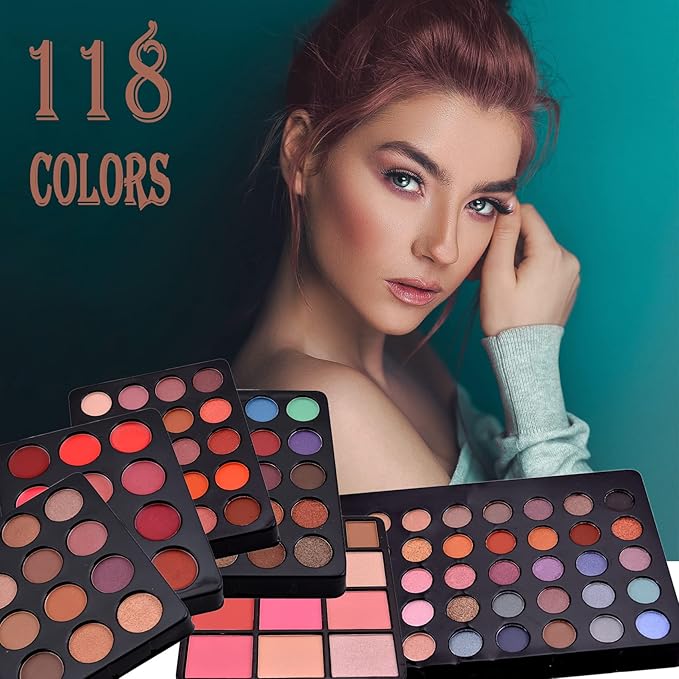 118 Colors Makeup Kit All-in-one Makeup Set, Cosmetic-Gift