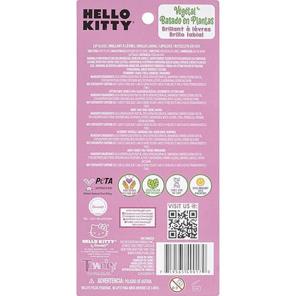 Townley Girl Hello Kitty 5 Pc Plant Based, Moisturizing Lip Gloss Makeup Set for Girls Kids Toddlers, Perfect for Parties Sleepovers Makeovers Birthday Gift for Girls 3 Yrs+