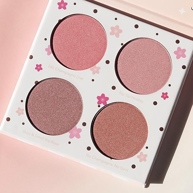 Beauty Bakerie Cotton Candy Champagne Blush Makeup Palette,