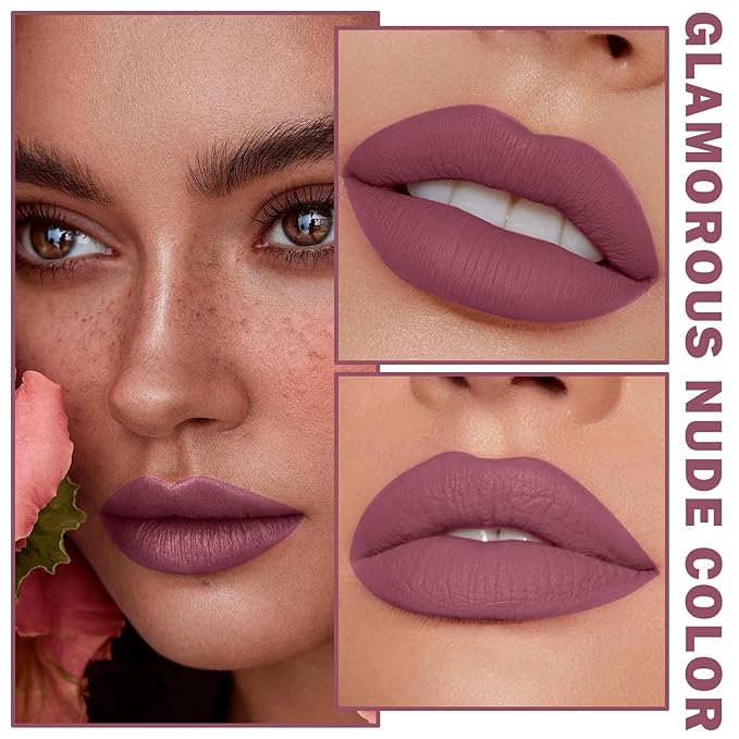 Matte Nude Lipstick, Nude Paper Tube Lipsticks Lip Long