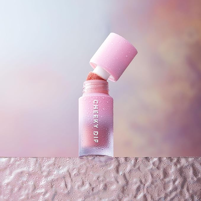 W7 Cheeky Dip Liquid Blusher - Pigmented Colour Lustful (Pink)