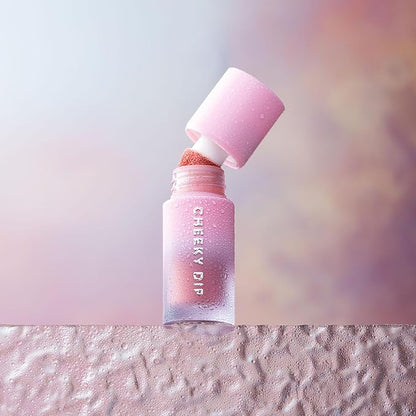 W7 Cheeky Dip Liquid Blusher - Pigmented Colour Lustful (Pink)