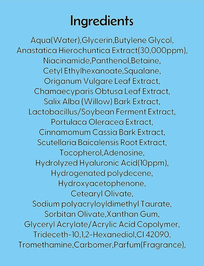 Jericho Rose Hyaluronic Acid Moisture Serum - Korean Hyaluronic Acid Serum for Face | Hydrating Serum for Dry Skin | Wrinkle-Reducing Face Serum for Women & Men | Skin Serum (1.01 fl. oz)