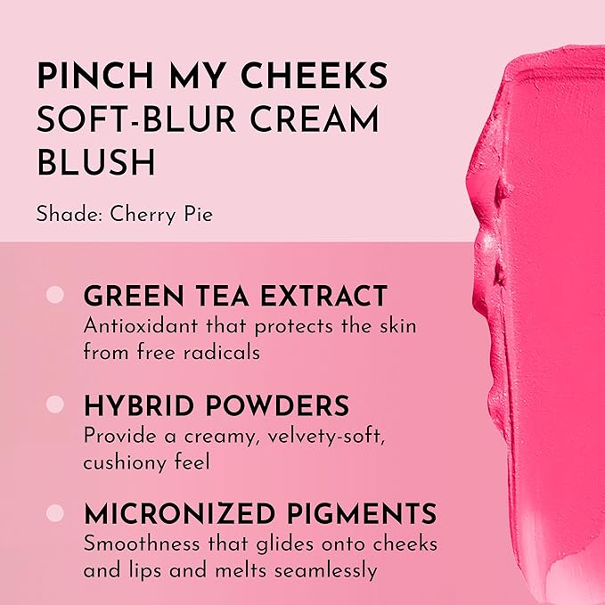 LAWLESS Pinch My Cheeks Soft-Blur Cream Blush - - 0. 18 oz